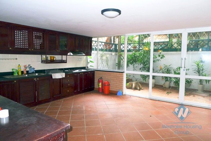 Beautiful house for rent in Dang Thai Mai Street, Tay Ho, Hanoi